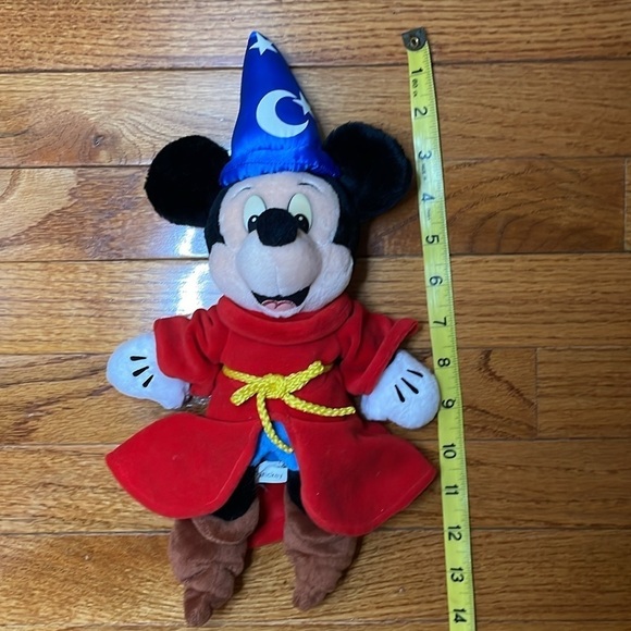 WALT DISNEY WORLD  Sorcerer Mickey Bean Bag Doll  Original Tag Vintage Fantasmic - Picture 11 of 11
